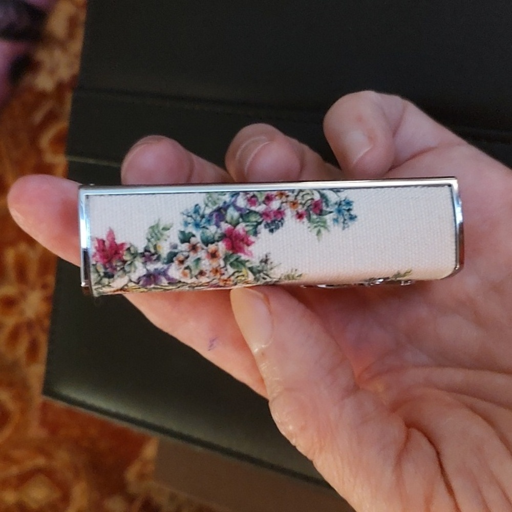Rare Dior Multicolor Floral Lipstick Case with Silver Accents - Picture 5 of 5